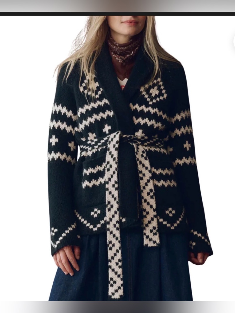 The Great Reversible Shepherd Sweater. Never worn.